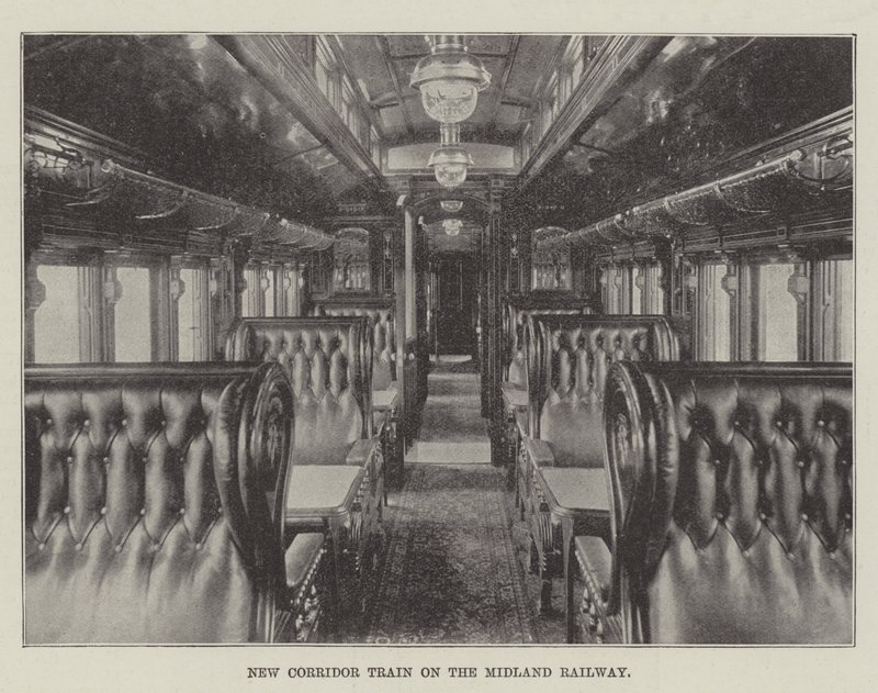 Neuer Korridorzug auf der Midland Railway von English Photographer