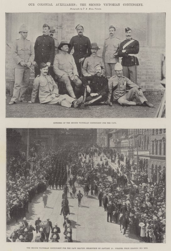 Unsere kolonialen Hilfstruppen, das zweite viktorianische Kontingent von English Photographer