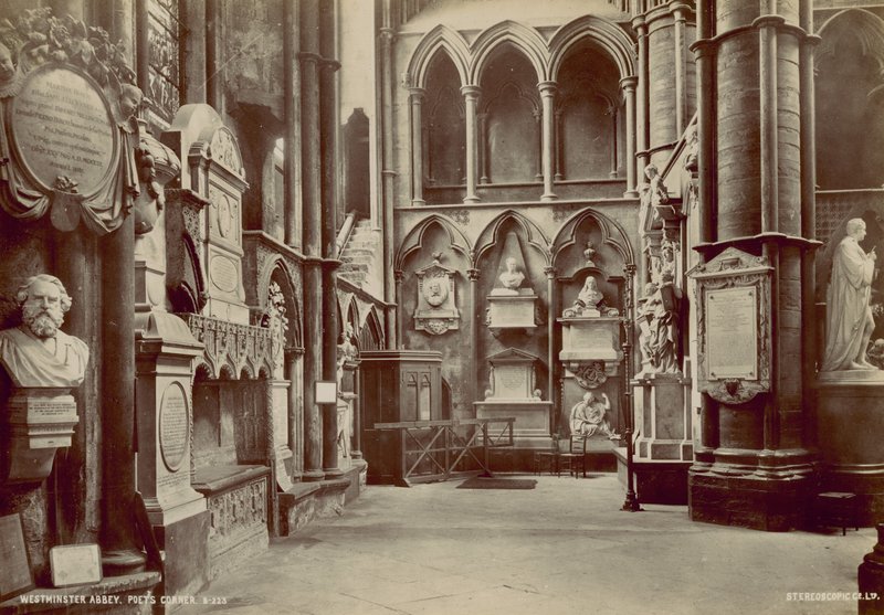 Postkarte der Westminster Abbey von English Photographer