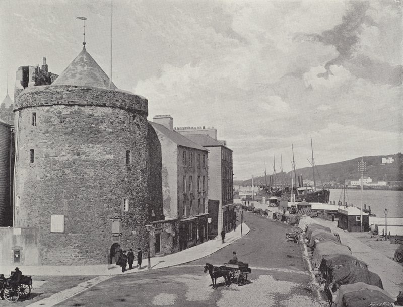Reginalds Turm und der Kai, Waterford von English Photographer