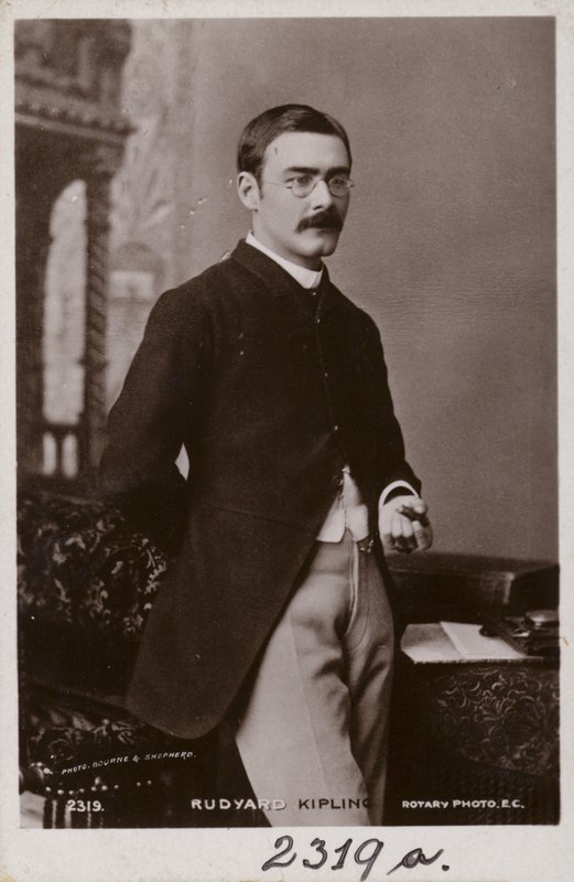 Rudyard Kipling (1865-1936), englischer Kurzgeschichtenschreiber, Dichter und Romanautor von English Photographer