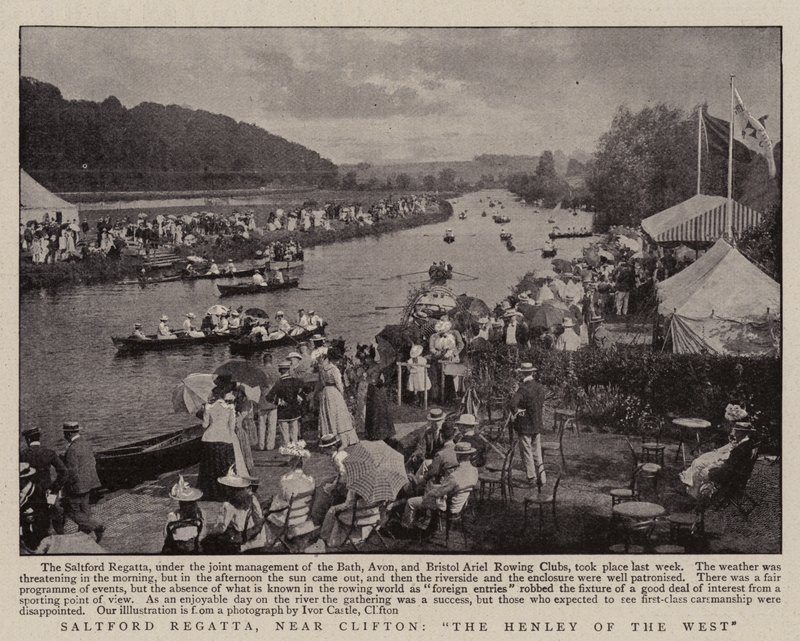 Saltford-Regatta, nahe Clifton, das Henley des Westens von English Photographer