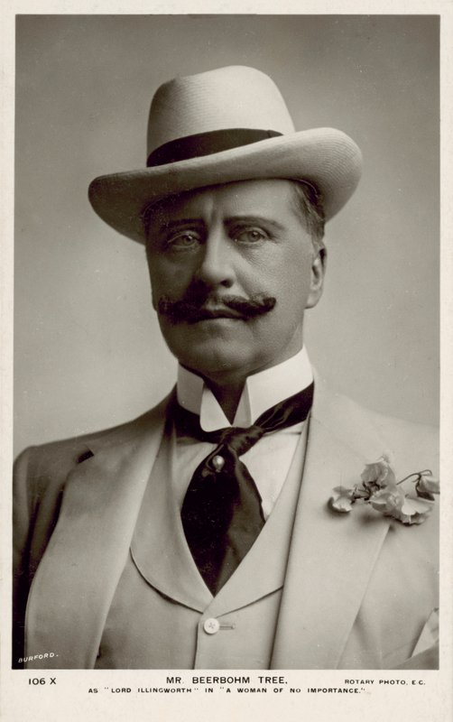 Sir Herbert Beerbohm Tree, englischer Schauspieler von English Photographer