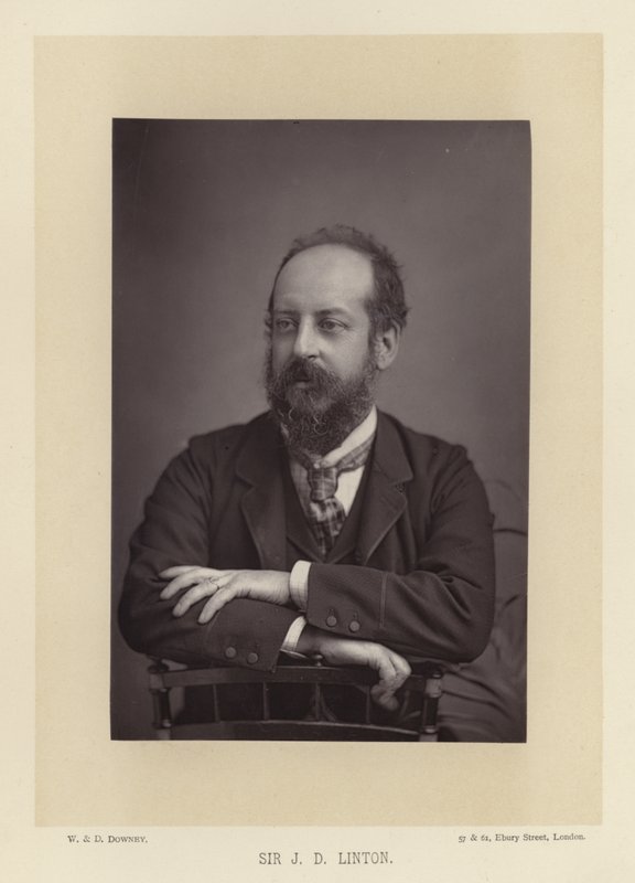 Sir James Dromgole Linton, Aquarellist von English Photographer