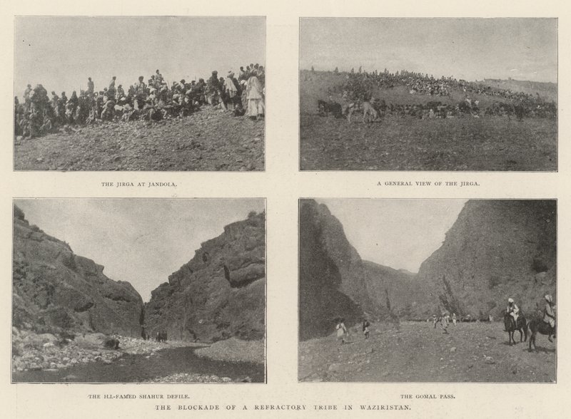 Die Blockade eines widerspenstigen Stammes in Waziristan von English Photographer
