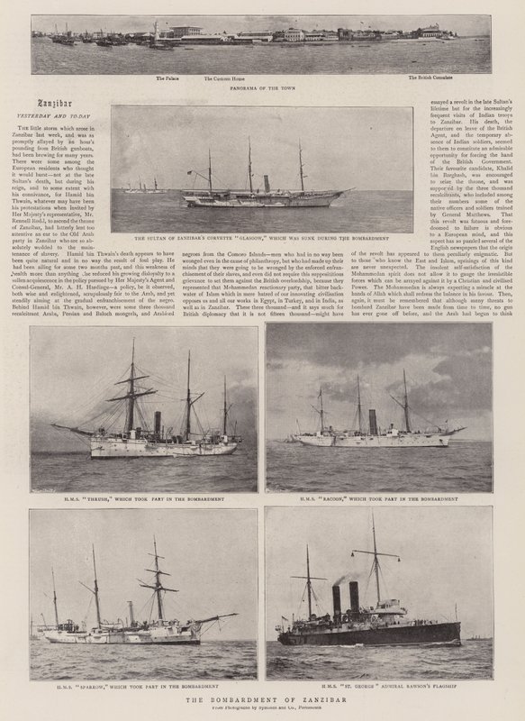 Die Bombardierung von Sansibar von English Photographer