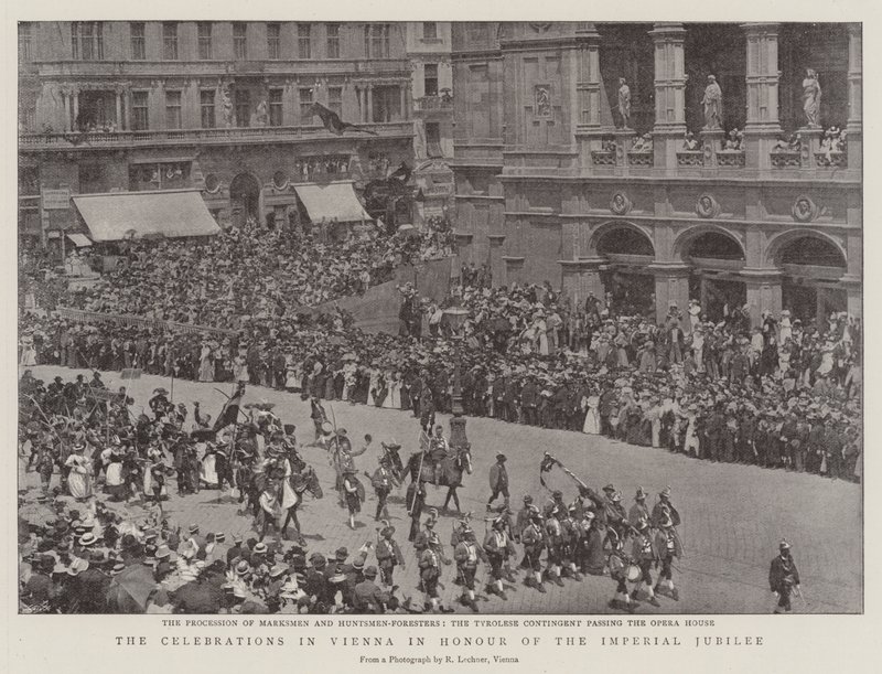Die Feierlichkeiten in Wien zu Ehren des kaiserlichen Jubiläums von English Photographer