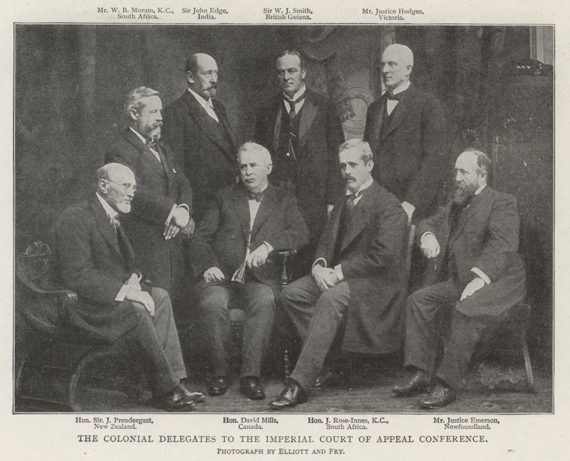 Die Kolonialdelegierten zur Konferenz des kaiserlichen Berufungsgerichts von English Photographer