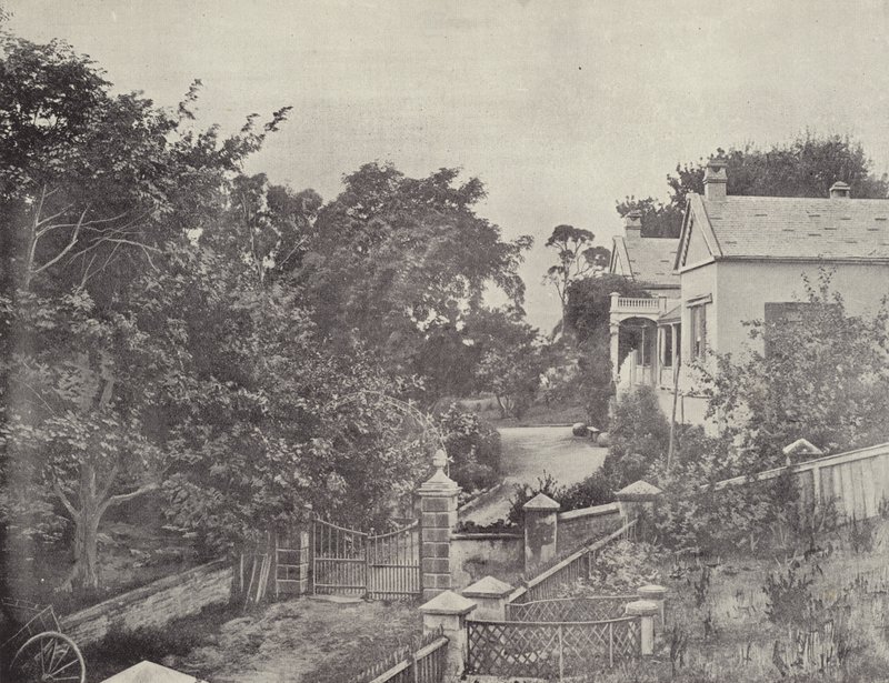 Die Residenz des Kommandanten, Port Arthur von English Photographer