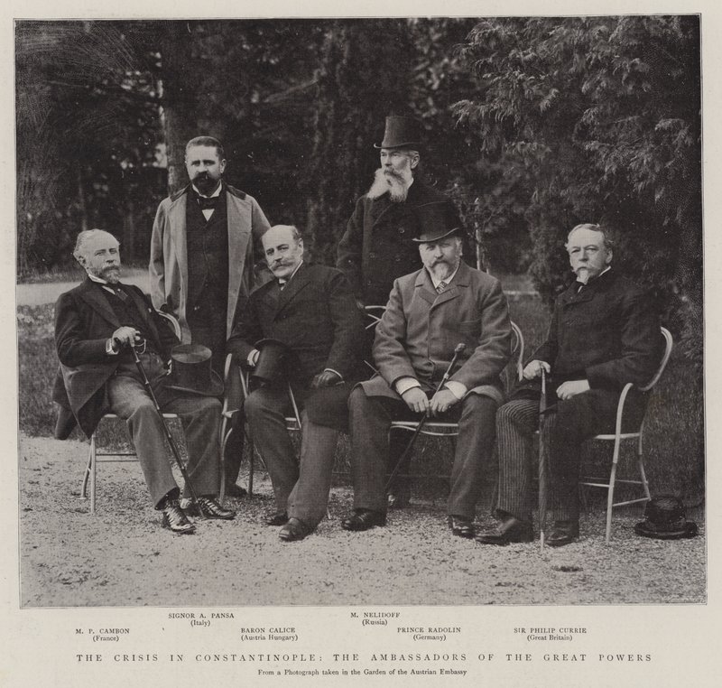 Die Krise in Konstantinopel, die Botschafter der Großmächte von English Photographer