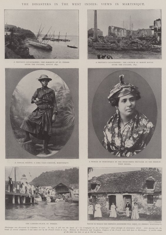 Die Katastrophen in Westindien, Ansichten in Martinique von English Photographer