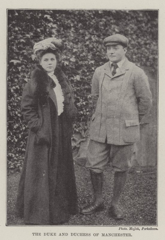 Der Herzog und die Herzogin von Manchester von English Photographer