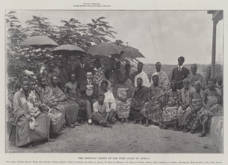 Die freundlichen Häuptlinge der Westküste Afrikas von English Photographer
