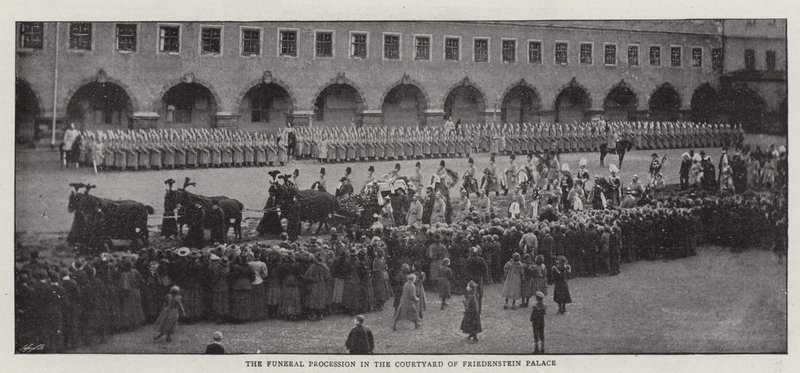 Die Beerdigung des verstorbenen Prinzen Alfred von Sachsen-Coburg und Gotha von English Photographer