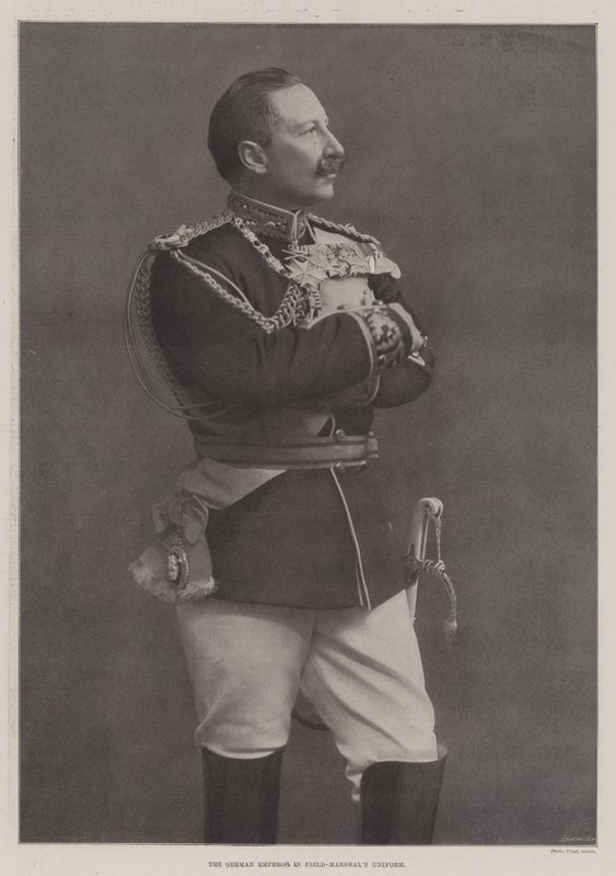 Der deutsche Kaiser in Feldmarschallsuniform von English Photographer