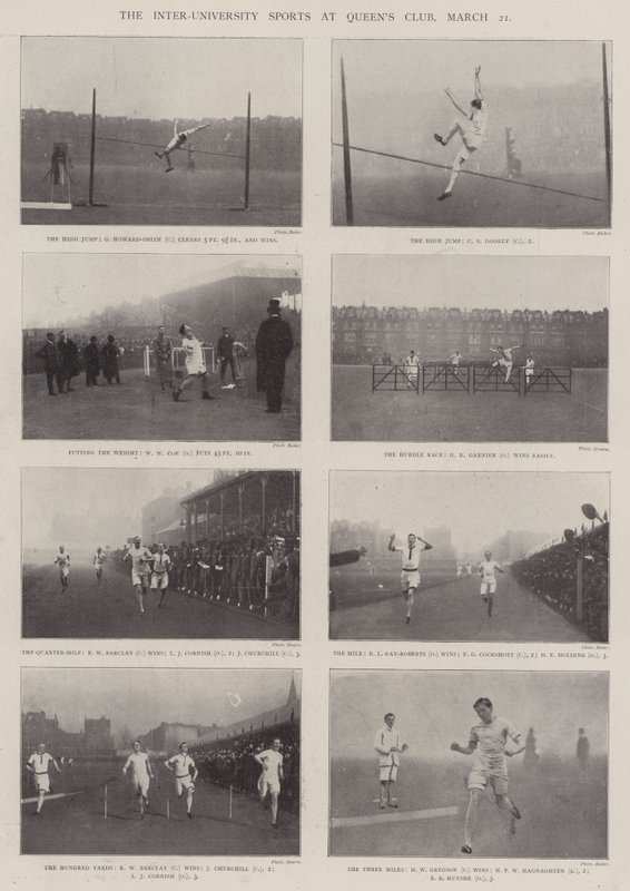 Die Inter-Universitäts-Sportveranstaltungen im Queens Club, 21. März von English Photographer