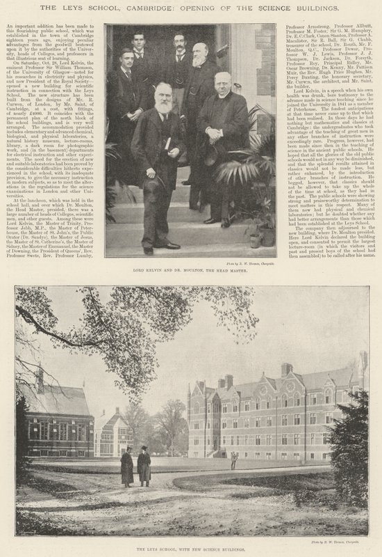 Die Leys School, Cambridge, Eröffnung der Wissenschaftsgebäude von English Photographer