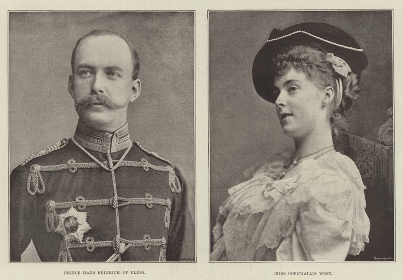 Die Hochzeit des Prinzen von Pless von English Photographer