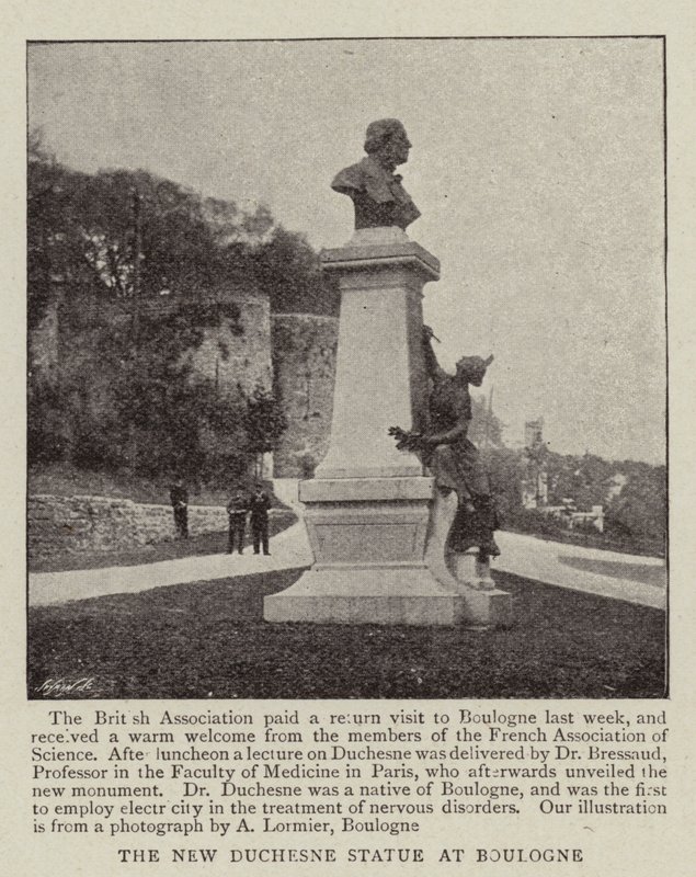 Die neue Duchesne-Statue in Boulogne von English Photographer