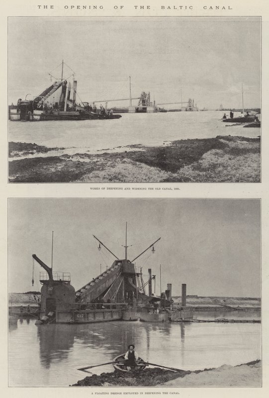 Die Eröffnung des Nord-Ostsee-Kanals von English Photographer