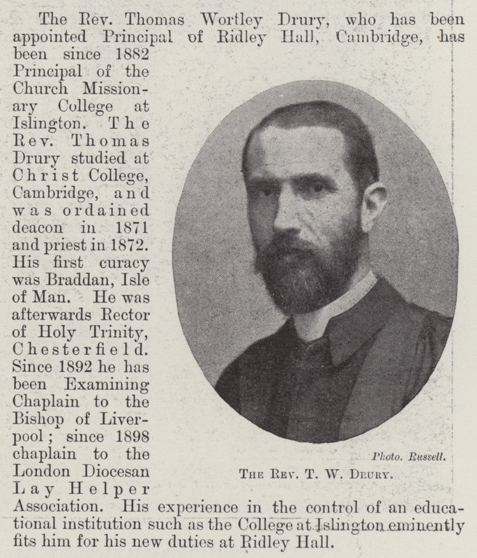 Der Reverend T W Drury von English Photographer