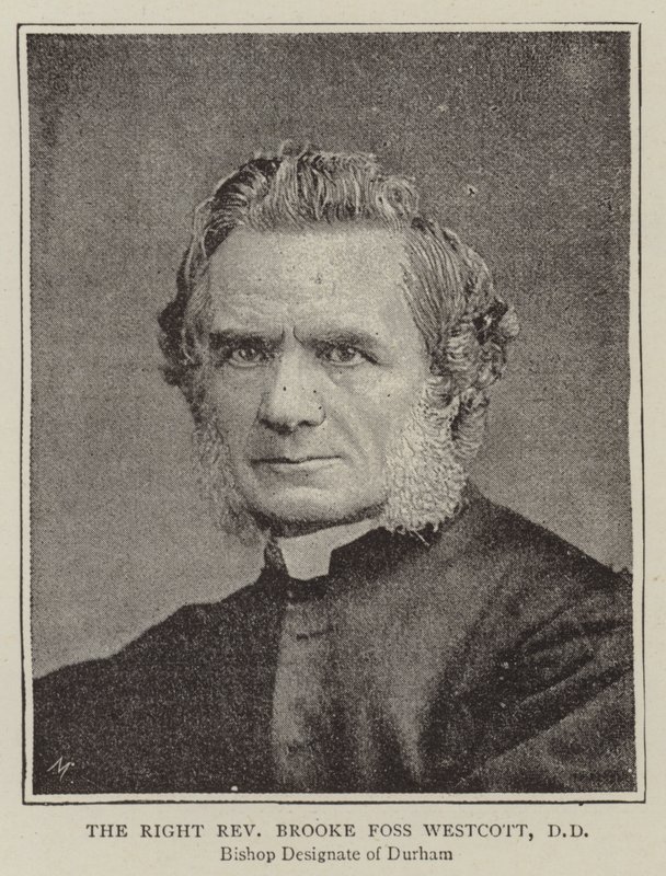 Der rechte Reverend Brooke Foss Westcott, DD von English Photographer