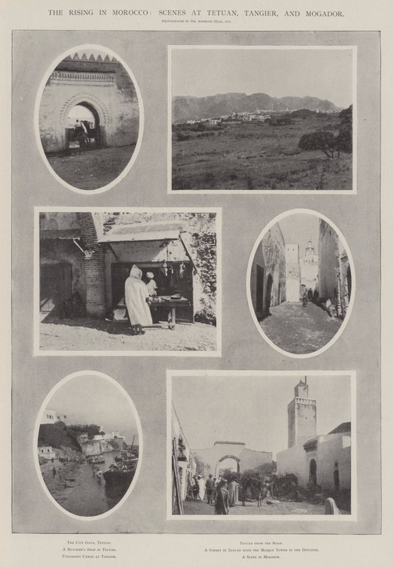 Der Aufstand in Marokko, Szenen in Tetuan, Tanger und Mogador von English Photographer