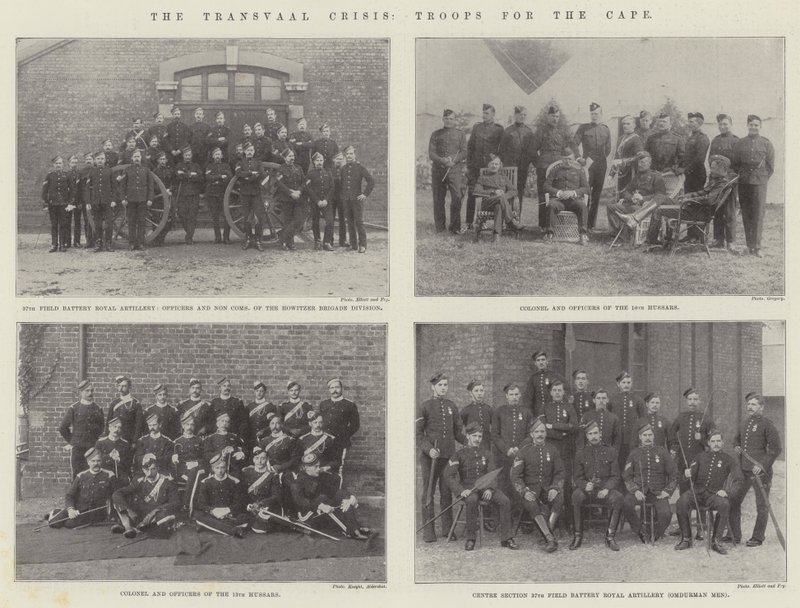 Die Transvaal-Krise, Truppen für das Kap von English Photographer