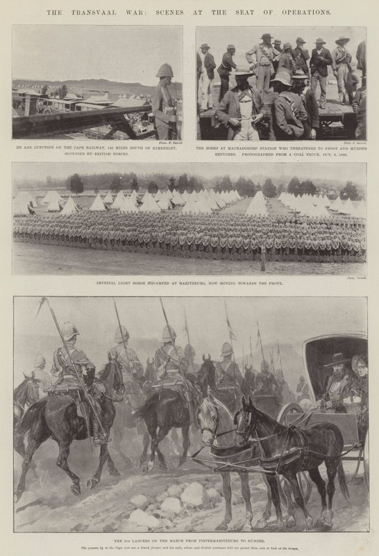 Der Transvaal-Krieg, Szenen am Einsatzort von English Photographer