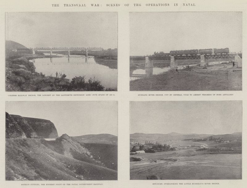 Der Transvaal-Krieg, Szenen der Operationen in Natal von English Photographer