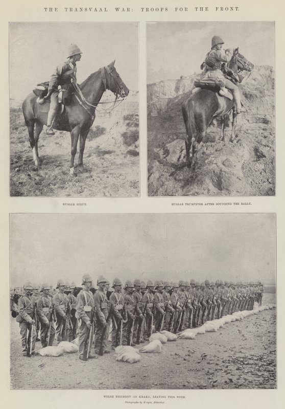 Der Transvaal-Krieg, Truppen für die Front von English Photographer