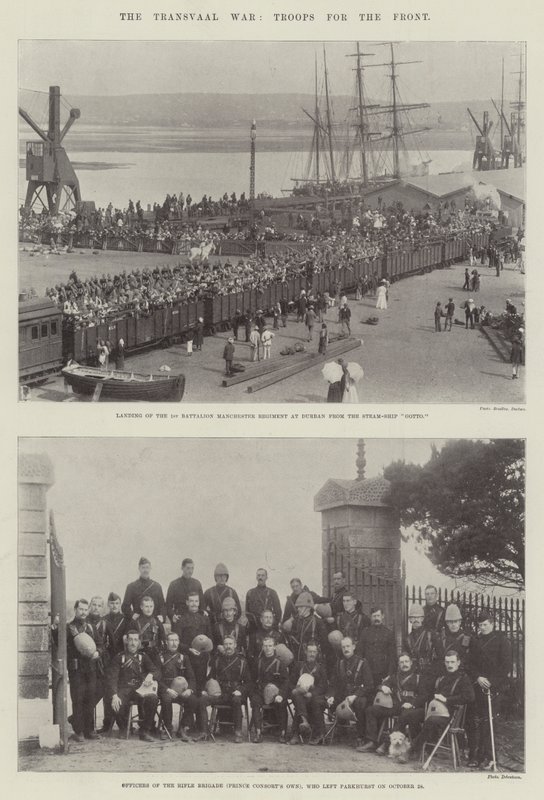 Der Transvaal-Krieg, Truppen für die Front von English Photographer