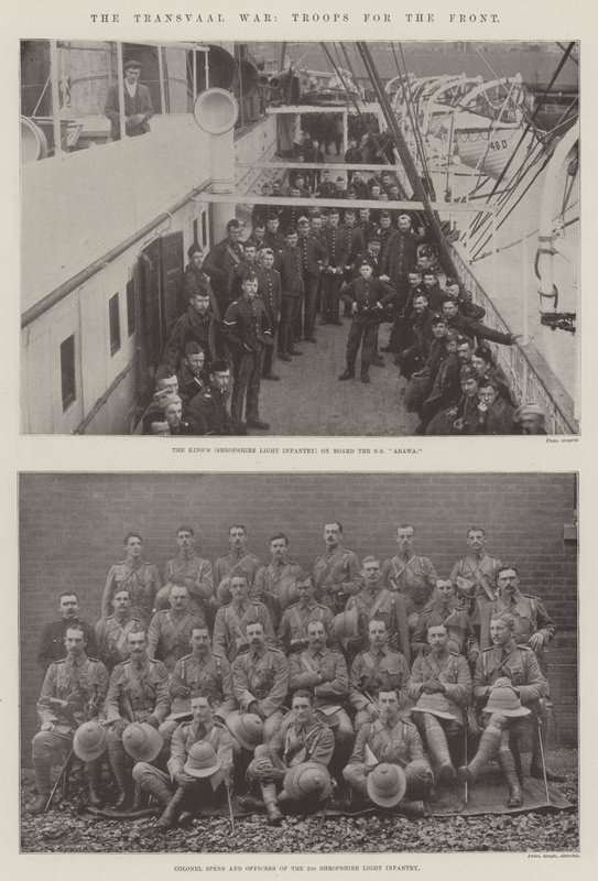 Der Transvaal-Krieg, Truppen für die Front von English Photographer