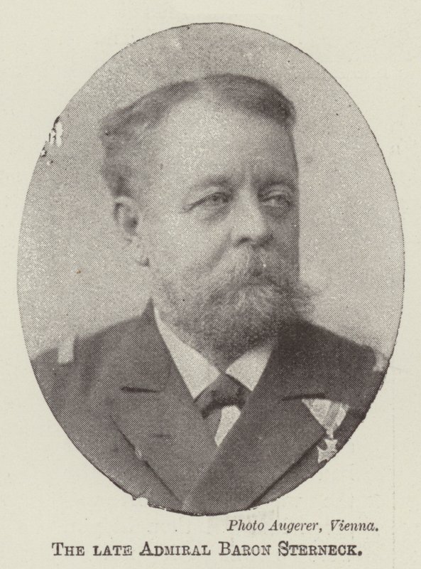 Der verstorbene Admiral Baron Sterneck von English Photographer