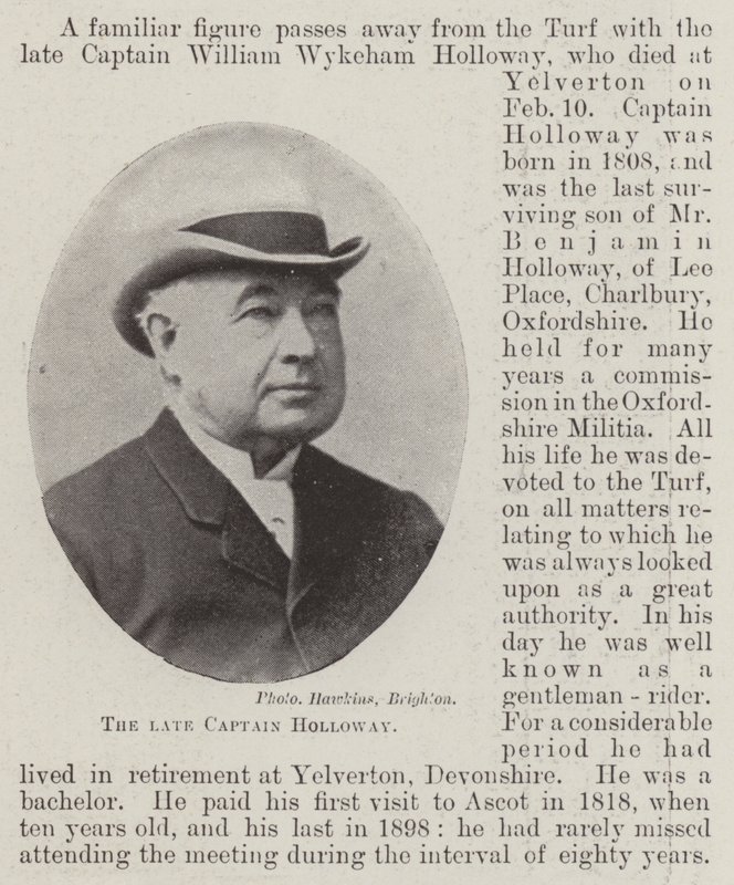 Der verstorbene Captain Holloway von English Photographer