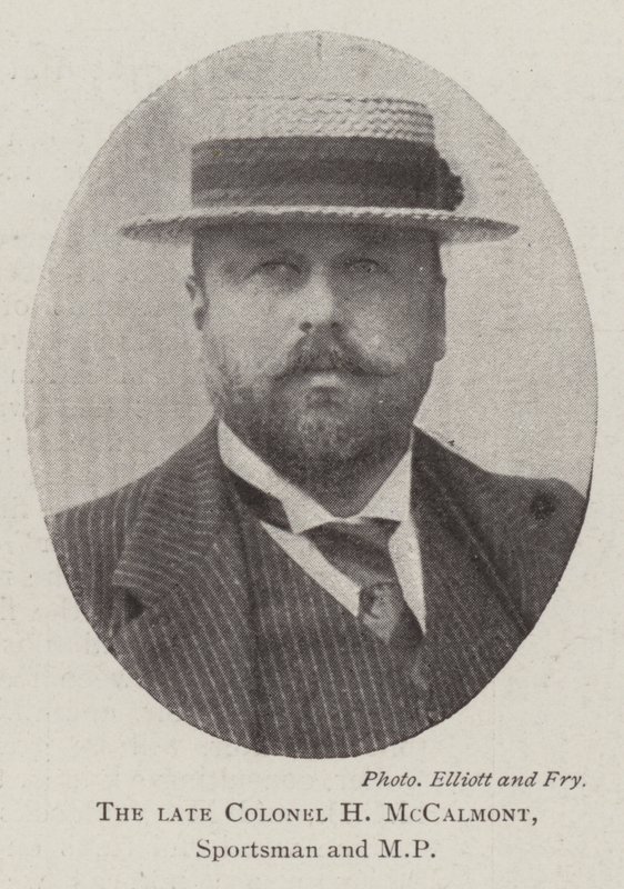 Der verstorbene Colonel H. McCalmont, Sportler und Abgeordneter von English Photographer