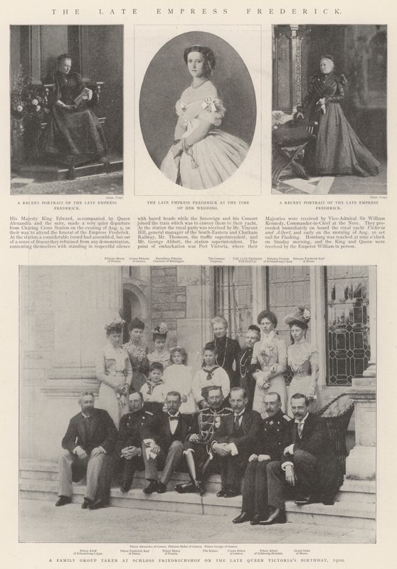 Die verstorbene Kaiserin Friedrich von English Photographer