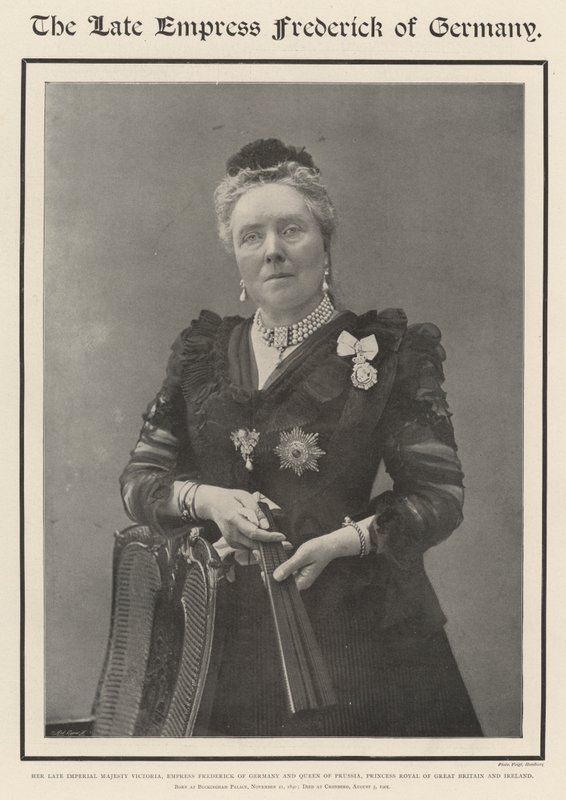 Die verstorbene Kaiserin Friedrich von Deutschland von English Photographer