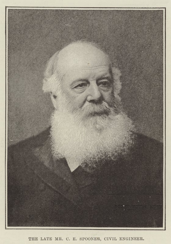 Der verstorbene Mr. C. E. Spooner, Bauingenieur von English Photographer