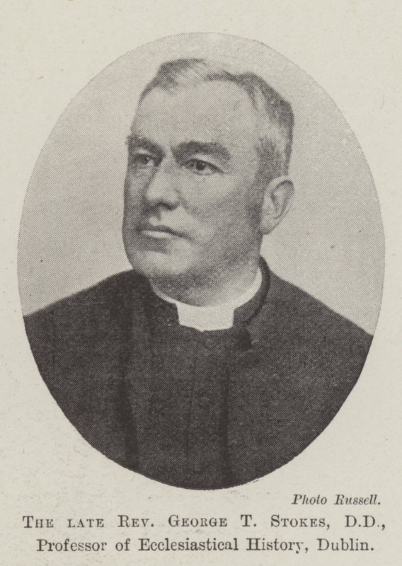 Der verstorbene Reverend George T. Stokes, DD, Professor für Kirchengeschichte, Dublin von English Photographer