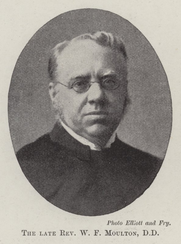 Der verstorbene Reverend W F Moulton, DD von English Photographer