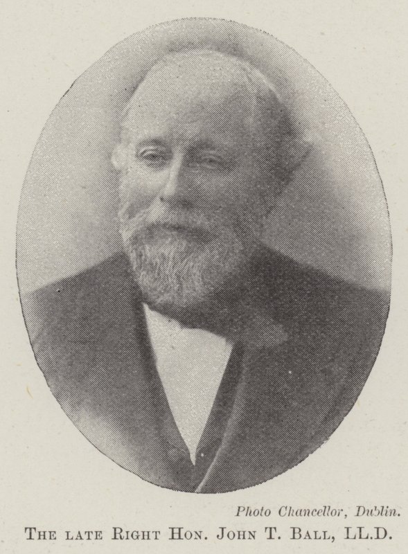 Der verstorbene Right Honourable John T. Ball, LLD von English Photographer