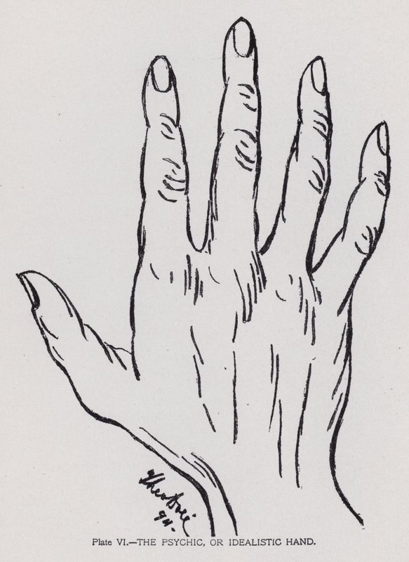 Die psychische oder idealistische Hand (s/w Foto) von English Photographer