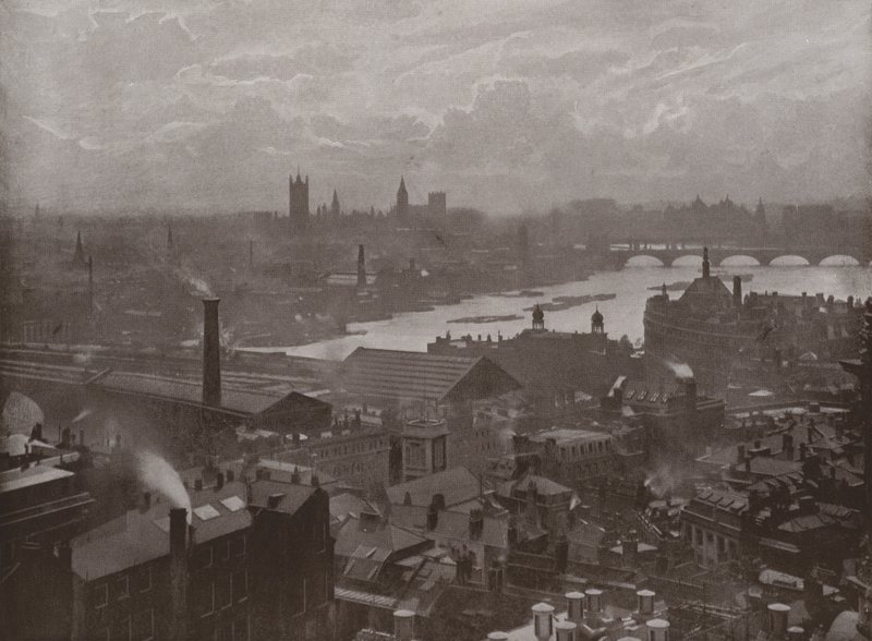 Blick von der Goldenen Galerie, St. Pauls, nach Südwesten von English Photographer