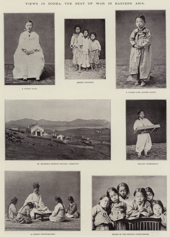 Ansichten in Korea, der Kriegsschauplatz in Ostasien von English Photographer