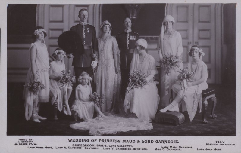 Hochzeit von Prinzessin Maud und Lord Carnegie von English Photographer