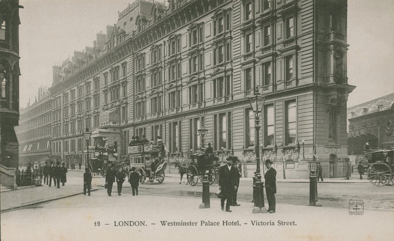 Westminster Palace Hotel, Victoria Street, London von English Photographer