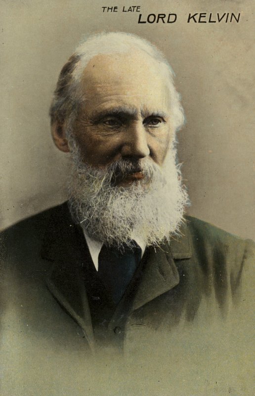William Thomson, 1. Baron Kelvin (1824-1907), britischer Physiker und Ingenieur (koloriertes Foto) von English Photographer