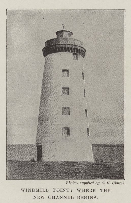 Windmill Point, wo der neue Kanal beginnt von English Photographer