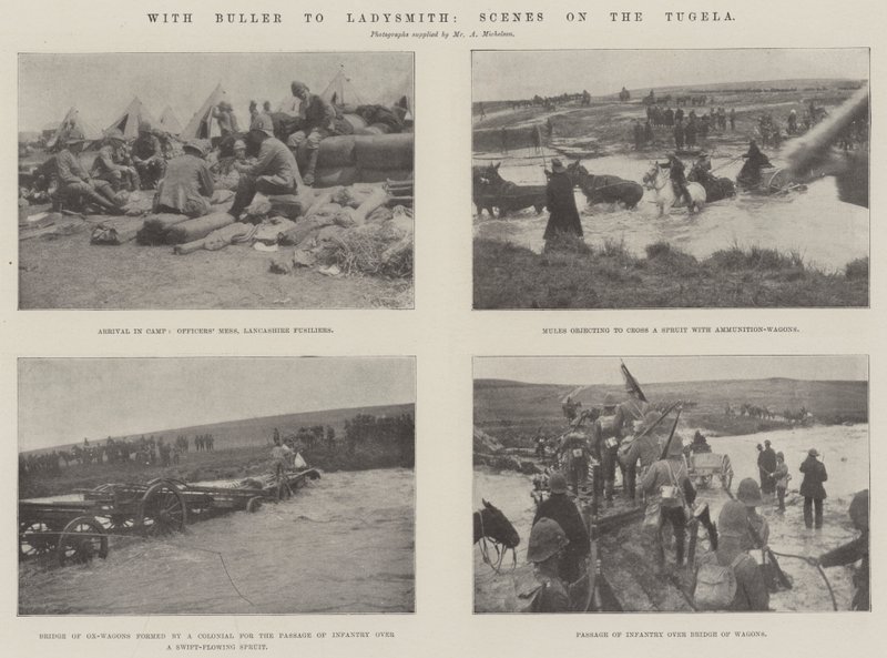 Mit Buller nach Ladysmith, Szenen am Tugela von English Photographer